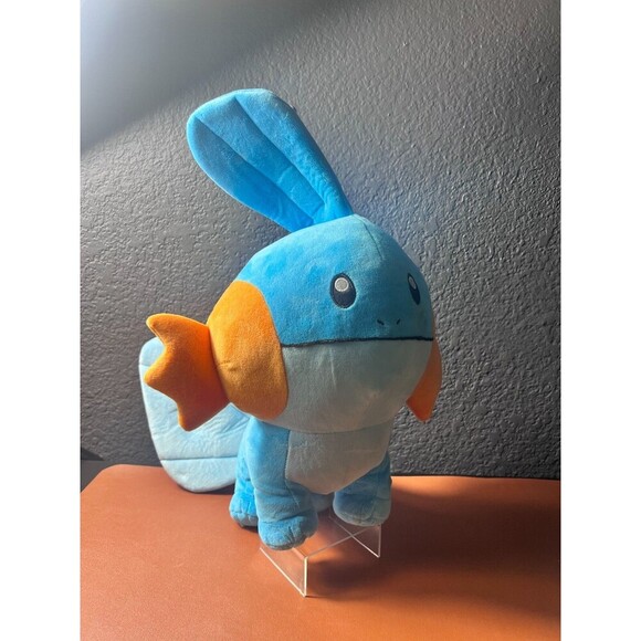Build A Bear Mudkip Pokémon Center Official Plush Toy – Soft & Collectible - Picture 1 of 11